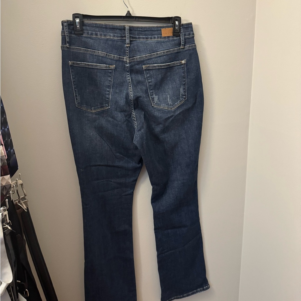 Judy Blue Dark Wash Slim Bootcut Jeans - Picture 5 of 5